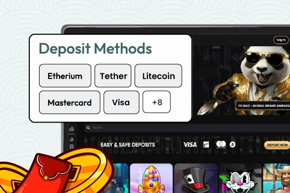Golden Panda Casino — Méthodes de paiement Deposit Methods